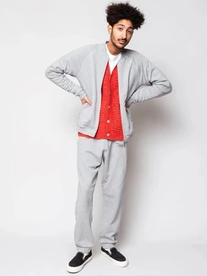 Folk ClothingRivet Sweat Pant - Grey Melange 2 Folk ClothingRivet Sweat Pant - Grey Melange - Image 2