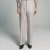 Gabriela Coll GarmentsNo.205 Yak Blend Trousers - Heather Grey