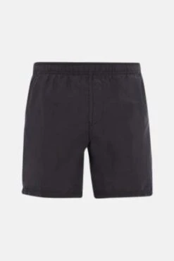 Stone IslandGarment Dyed Cotton Swim Shorts - Black