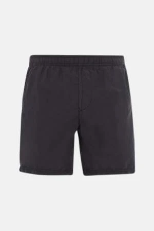 Stone IslandGarment Dyed Cotton Swim Shorts - Black 1 Stone IslandGarment Dyed Cotton Swim Shorts - Black