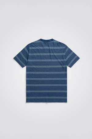 Norse ProjectsJohannes Sunbleached Stripe Tee - Calcite Blue 3 Norse ProjectsJohannes Sunbleached Stripe Tee - Calcite Blue - Image 3