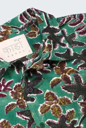 KardoCHINTAN LEAF SHIRT - GRN 2 KardoCHINTAN LEAF SHIRT - GRN - Image 2