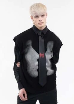 KUSIKOHCKISS TIE - BLACK