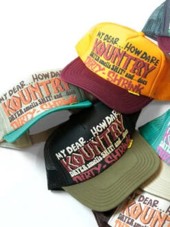 KapitalKountry Dirty Shrink Trucker Cap - Beige/Turquoise 15 KapitalKountry Dirty Shrink Trucker Cap - Beige/Turquoise -Men Outfitters Shop Kapital KOUNTRY DIRTY SHRINK Trucker CAP Beige x Turquoise 20230603214532 3