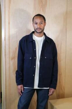 KnickerbockerClark Shirt - Navy -Men Outfitters Shop Knickerbocker Clark Shirt Navy 20231101013823 1