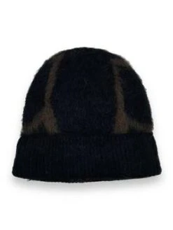 J.L-A.LLIQUID BEANIE - Black/Brown -Men Outfitters Shop LIQUID BEANIE 20230910204434