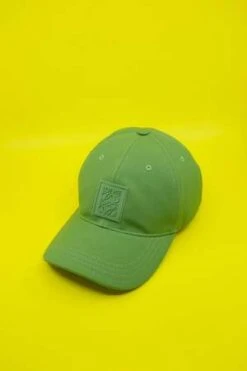 LOEWECanvas Patch Cap - Bright Apple -Men Outfitters Shop LOEWE Canvas Patch Cap Bright Apple 20230303015947