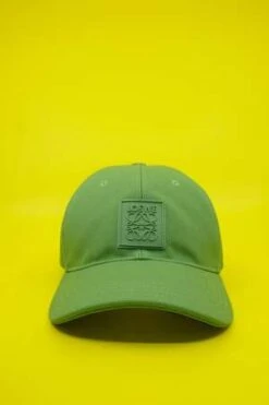LOEWECanvas Patch Cap - Bright Apple -Men Outfitters Shop LOEWE Canvas Patch Cap Bright Apple 20230303015951