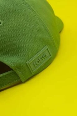 LOEWECanvas Patch Cap - Bright Apple -Men Outfitters Shop LOEWE Canvas Patch Cap Bright Apple 20230303015959