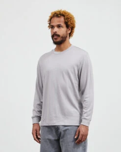 Lady White Co.LS Wool T-Shirt - Dove -Men Outfitters Shop LS Wool T Shirt Dove 20230912230500 2