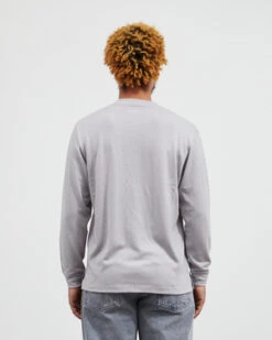 Lady White Co.LS Wool T-Shirt - Dove -Men Outfitters Shop LS Wool T Shirt Dove 20230912230501 1