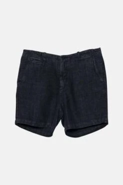 La PazMaciel Linen Classic Shorts - Dark Navy