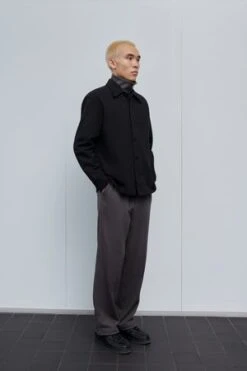 Lady White Co.Francisco Button Up Shirt - Solid Grey -Men Outfitters Shop Lady White Co Francisco Button Up Shirt Solid Grey 20231005231807 1