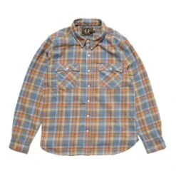 Freenote ClothLancaster Shirt - Blue Shadow