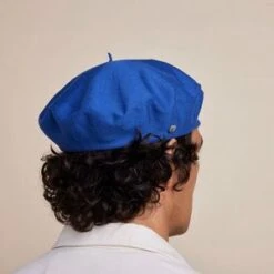 LaulhèreSummer Authentique Beret - Bleu -Men Outfitters Shop Laulhre Summer Authentique Beret Bleu 20230420181509 3