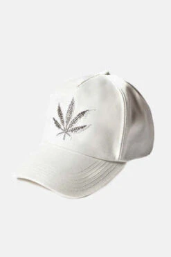Lucien Pellat-FinetLeaf Cap - White