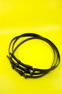 LemaireCow Leather Infinite Belt - Black