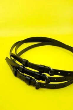 LemaireCow Leather Infinite Belt - Black -Men Outfitters Shop Lemaire Cow Leather Infinite Belt Black 20221118003355