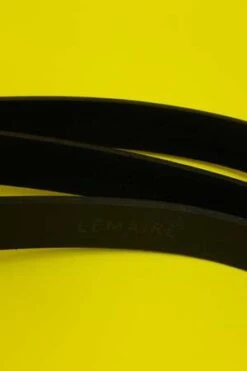 LemaireCow Leather Infinite Belt - Black -Men Outfitters Shop Lemaire Cow Leather Infinite Belt Black 20221118003356