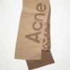 Acne StudiosLogo Jacquard Scarf - Camel/Brown