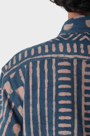 KardoLuis Corduroy Shirt - Block Print 4 KardoLuis Corduroy Shirt - Block Print - Image 4