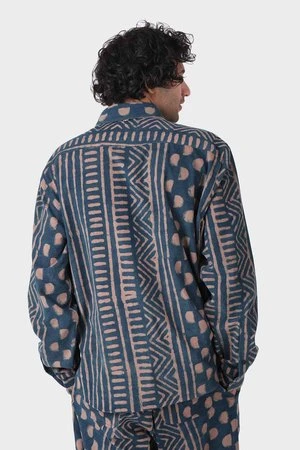KardoLuis Corduroy Shirt - Block Print 2 KardoLuis Corduroy Shirt - Block Print - Image 2