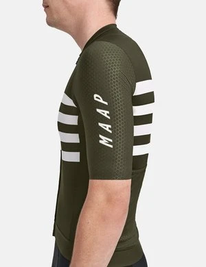 MAAPEmblem Pro Hex Jersey - Olive Green 2 MAAPEmblem Pro Hex Jersey - Olive Green - Image 2