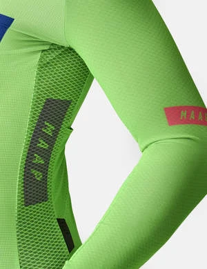 MAAPSystem Pro Air Long Sleeve Jersey - Glow Yellow 5 MAAPSystem Pro Air Long Sleeve Jersey - Glow Yellow - Image 5