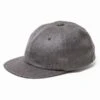 Meanswhile6 Panel Wool Hat - Charcoal