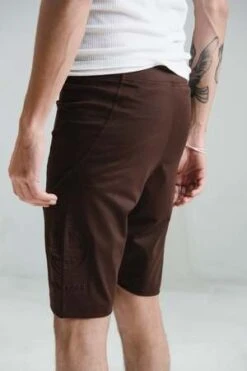 Martine RoseEmbossed Cycling Shorts - Brown -Men Outfitters Shop Martine Rose Embossed Cycling Shorts Brown 20220518031801