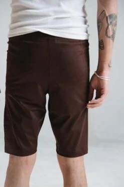 Martine RoseEmbossed Cycling Shorts - Brown -Men Outfitters Shop Martine Rose Embossed Cycling Shorts Brown 20220518031805