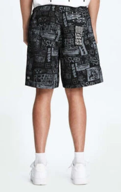 Noble Gentlemen Trading Co.Mash Up Walk Short - Black -Men Outfitters Shop Mash Up Walk Short 20230810012728 2