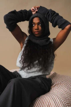 Mijeong ParkCHUNKY LEG WARMER - CHARCOAL