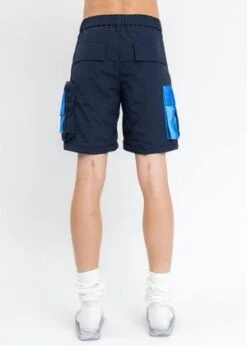 Black LuxSea Wave Printed Shorts - Multi -Men Outfitters Shop Multi Sea Wave Printed Shorts 20210808094940 3