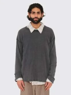 MfpenNew Rib LS Tee - Washed Graphite -Men Outfitters Shop New Rib LS Tee 20231025005327 1