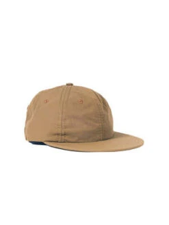 Lite YearNylon Twill Weather Cloth 6 Panel Cap - Khaki