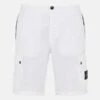 Stone IslandOld Treatment Cargo Bermuda Shorts - White