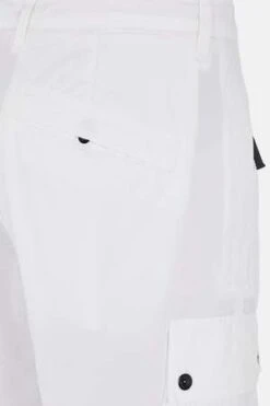 Stone IslandOld Treatment Cargo Bermuda Shorts - White -Men Outfitters Shop OLD Treatment Cargo Bermuda Shorts White 20230421121335