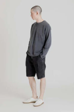 Uniform BridgeOne Tuck Denim Shorts - Black Washed 7 Uniform BridgeOne Tuck Denim Shorts - Black Washed -Men Outfitters Shop One Tuck Denim Shorts Black Washed 20220505020926 1
