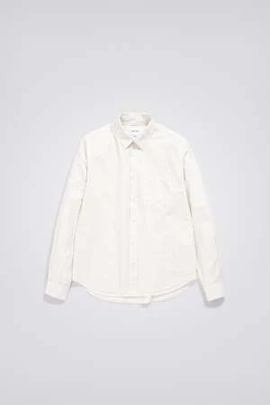 Norse ProjectsOsvald Cotton Tencel Shirt - Marble White 2 Norse ProjectsOsvald Cotton Tencel Shirt - Marble White - Image 2