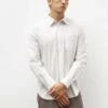 Norse ProjectsOsvald Tencel Shirt - Marble White