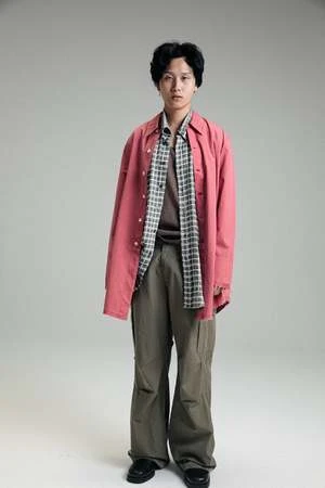 Our LegacyBig Welding Shirt - Cerise Symbiont Poplin 1 Our LegacyBig Welding Shirt - Cerise Symbiont Poplin