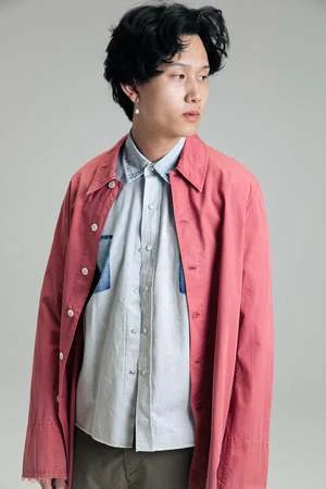 Our LegacyBig Welding Shirt - Cerise Symbiont Poplin 2 Our LegacyBig Welding Shirt - Cerise Symbiont Poplin - Image 2