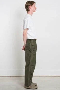 SassafrasOvergrown Pants Back Satin - Olive -Men Outfitters Shop Overgrown Pants Back Satin Olive 20230601002005 2