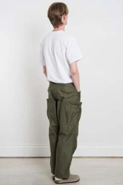 SassafrasOvergrown Pants Back Satin - Olive -Men Outfitters Shop Overgrown Pants Back Satin Olive 20230601002006