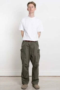 SassafrasOvergrown Pants - Olive -Men Outfitters Shop Overgrown Pants Military Satin Olive 20231018024746 1