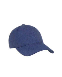 Varsity HeadwearLinen Cap - Oxford Blue