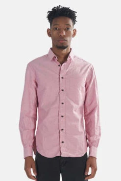 Blue&CreamOxford Shirt - Rose