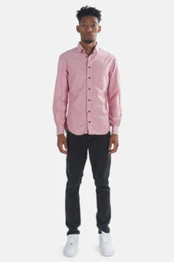 Blue&CreamOxford Shirt - Rose 9 Blue&CreamOxford Shirt - Rose -Men Outfitters Shop Oxford Shirt Rose 20220811122225 1
