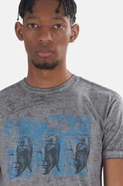 Blue&CreamParadise Is Zen Tee - Light Grey -Men Outfitters Shop Paradise Is Zen Tee Light Grey 20220811122454 3